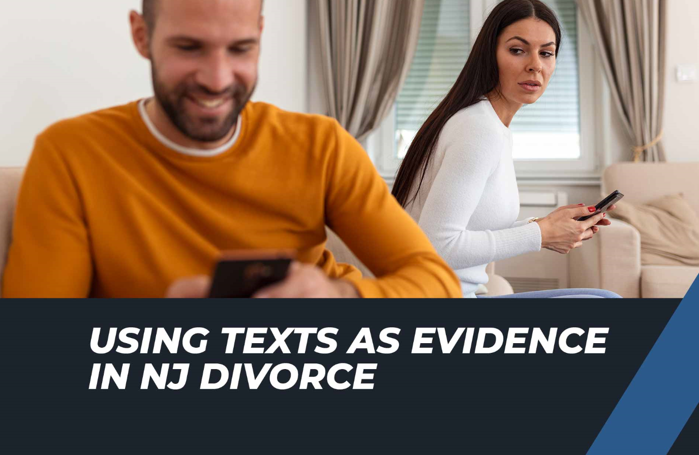 Can Text Messages Be Used in a NJ Divorce Case